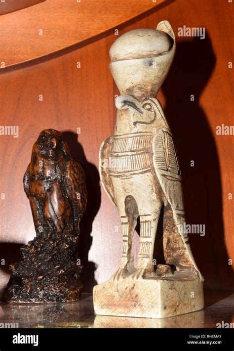 Egyptian Miniature Statues Stock Photo Alamy