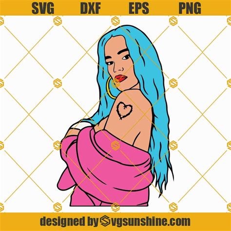 Karol G SVG Karol G PNG, Karol G Singer Cricut Silhouette Instant Download