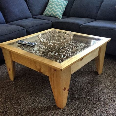 Custom Coffee Table With Hinged Lift Top To By Jermcreationz
