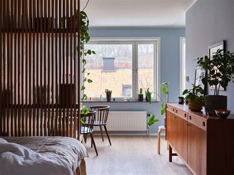 A Tiny But Stylish Blue Studio Apartment The Nordroom