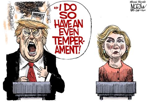 Cartoons Of The Day First Presidential Debate Between Hillary Clinton