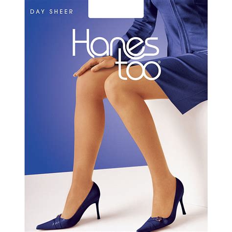 Hanes Silk Reflections Womens Too Day Sheer Reinforced Toe Pantyhose