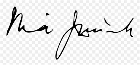 Open Signature Of Muhammad Ali Jinnah Clipart 1513518 Pinclipart