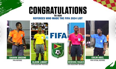 Four Guyanese Referees Make Fifa 2024 List Kaieteur News