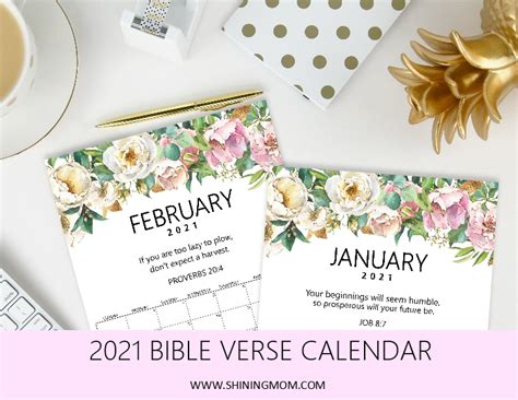 Free Bible Verse Calendar 2021 To Inspire You Laptrinhx News