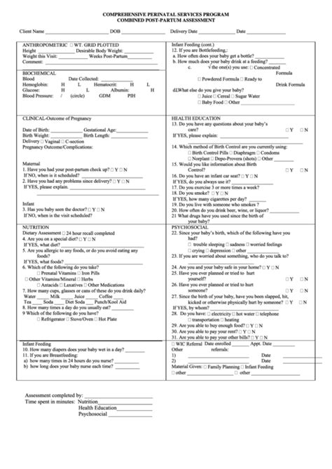 Nursing Report Sheet Printable