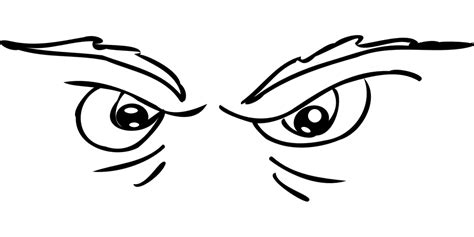 Angry Eyes Png Isolated File Png Mart