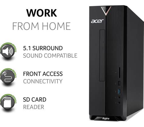 Acer Aspire Xc 895 Desktop Pc Intel® Core™ I3 1 Tb Hdd Black Fast