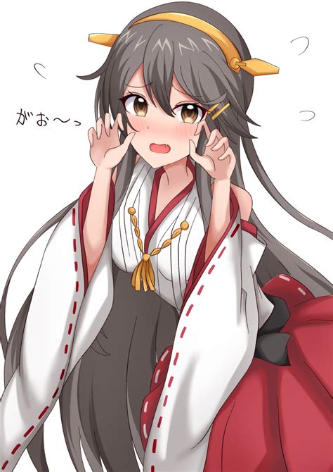 Haruna And Haruna Kai Ni Kantai Collection Drawn By Mottimotthi0711