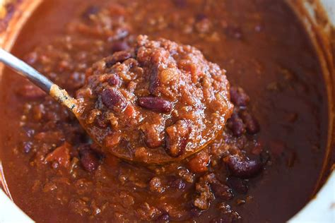 Classic Slow Cooker Chili Recipe Mels Kitchen Cafe
