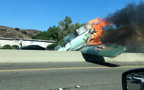 Vintage Wwii Fighter Plane Crashes On California Highway Live Science