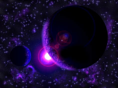 Purple Planets By Pythang On Deviantart