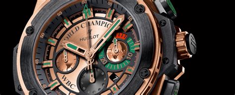 Hublot And World Boxing Council Wbc Team Up For The Ultimate Knockout
