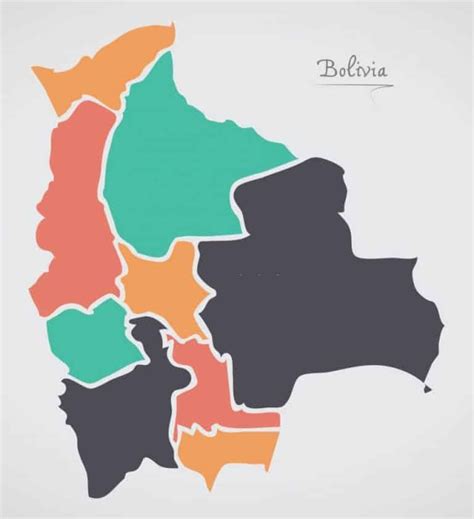 Mapas De Bolivia Mapas Pol Ticos F Sicos Mudos Para Descargar