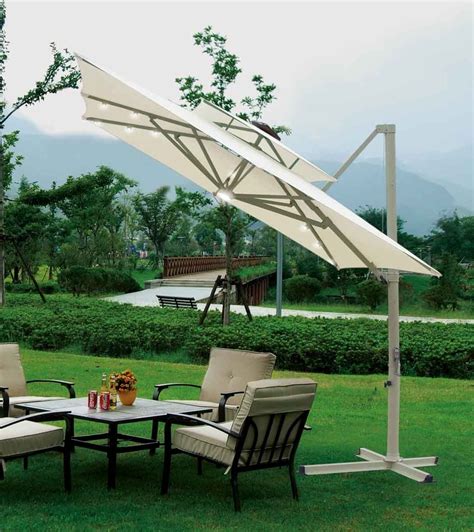 A patio umbrella replacement canopy is a smart purchase when considering what to do with your old torn and faded top cover. Southern Patio 10'x10' Square Aluminum Offset Umbrella
