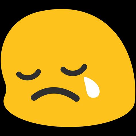 Sad Face Emoji No Background