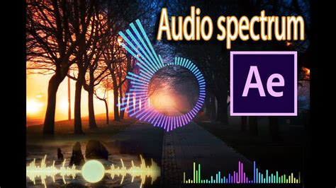 How To Edit Audio Spectrum Effect Adobe After Effect Youtube