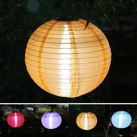 12inch Led Solar Chinese Lantern Light Waterproof Solar Lantern