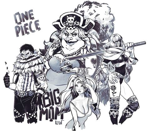 Big Mom Pirates One Piece Большой куш Пираты Аниме