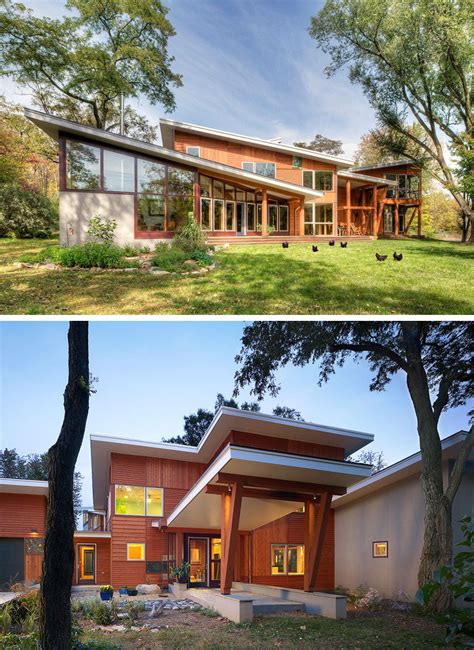 16 Examples Of Modern Houses With A Sloped Roof