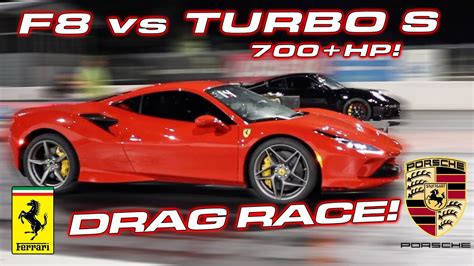 Check spelling or type a new query. Ferrari F8 Tributo vs Modded Porsche 991.2 Turbo S Drag Race Is a Nail-Biter - autoevolution