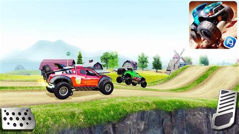 جيم بلاي لعبة Monster Trucks Racing للاندرويد و الايفون بدون نت Youtube