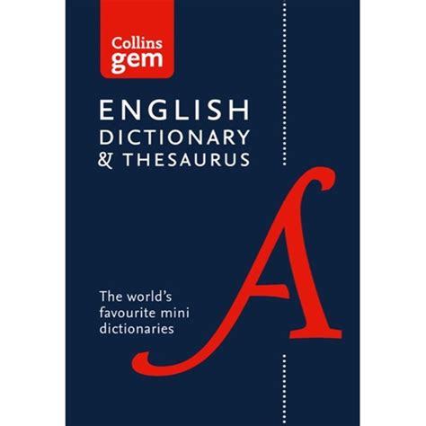 Collins Gem Dictionary & Thesaurus 9780008102869 | OfficeMax NZ