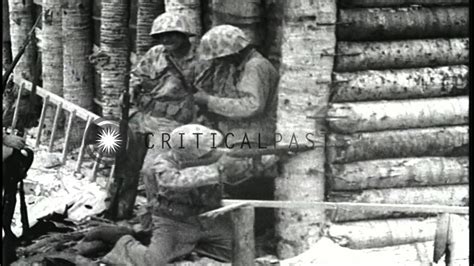 War Scenes During Battle Of Tarawa World War Ii Hd Stock Footage
