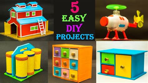 5 Easy Diy Projects You Can Do At Home Youtube
