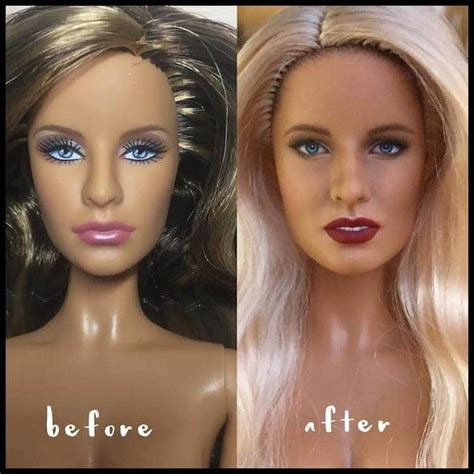 Artist Removes Makeup From Mass Produced Dolls To Transform Them Into