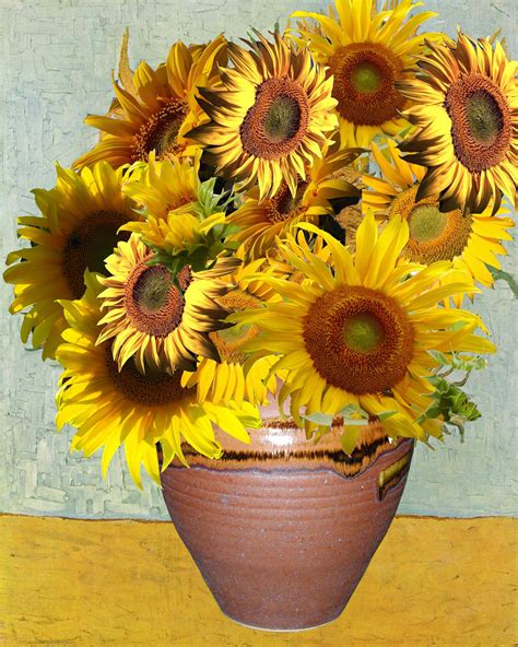 Allowing children to be creative through engaging lesson plans is a great way for young minds to be inspired and learn. van gogh-sunflowers | Sunflower art, Sunflower artwork ...