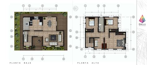 Representación De Planta Arquitectónica Casa Habitación 3hous Homify