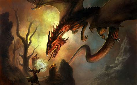 Dragon Illustration Dragon Fantasy Art Hd Wallpaper Wallpaper Flare