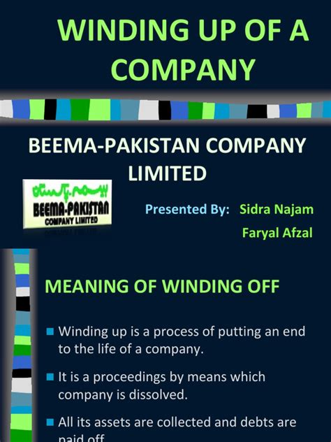 Exam dates are not official until you have received this email. Winding Up | Liquidation | Business Law