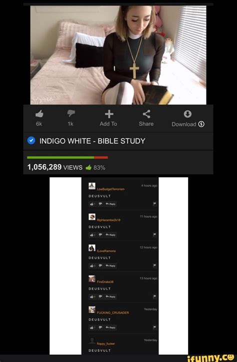 Indigo White Bible Study Ifunny