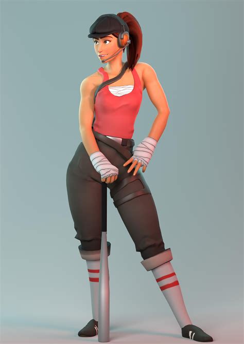 Another Blender Render Of The In Progress Revitalized Femscout Any And