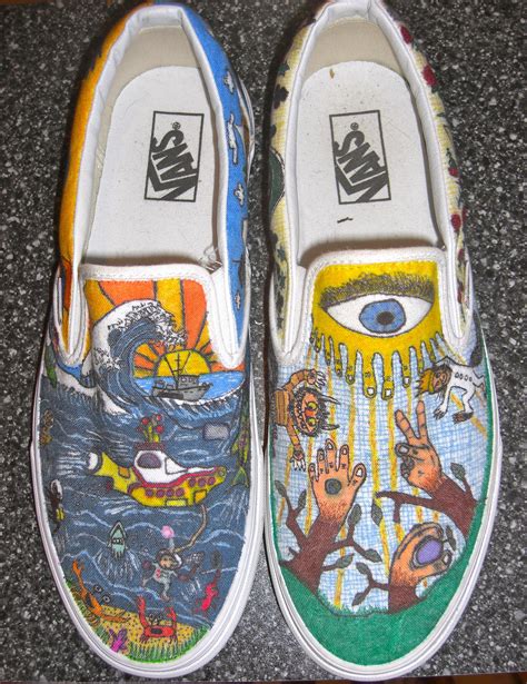 Painted Canvas Shoes Custom Painted Shoes Hand Painted Shoes Nick