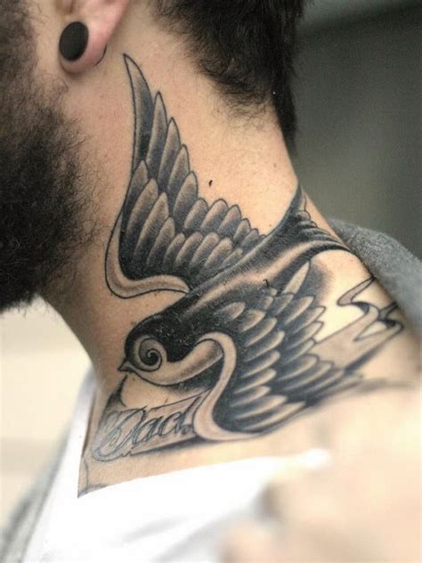 The body lays down more fatty tissue at the base of the neck due to the structural changes occurring . 75+ Best Neck Tattoos For Men and Women - Designs ...