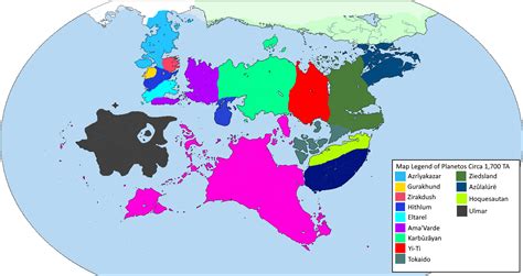 World Map Of Planetos 20 Rimaginarymaps