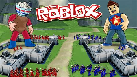 Roblox Base Vs Base Conquest Tiny Army Battles Roblox Adventure