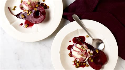 5 star culinary service chefs adam pack and steven hamada team up with filmer and editor of a.way films and kingship entertainment to offer a virtual fine. Red-Wine-Poached Pears with Star Anise & Pistachios ...