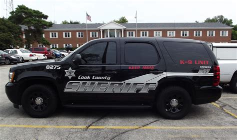 Cook County Sheriff K 9 Unit 8275 Chevy Tahoe Slicktop