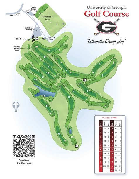 Course Map Resources Uga Golf Course