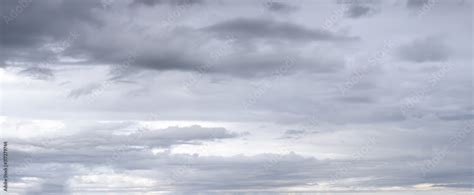 Overcast Sky Background With Clouds Stock Photo Adobe Stock