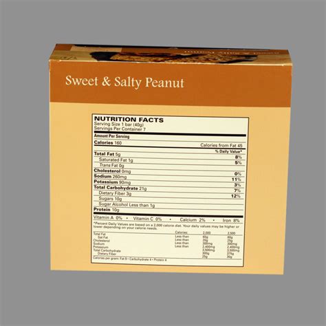 Sweet And Salty Protein Bar Diet Center