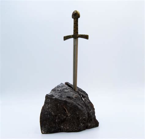 Excalibur The Mythical Sword In The Stone Of King Arthur 4868721 Stock