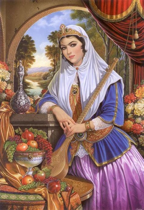 Persian Art Persian Art Painting Iranian Art Persian Beauties