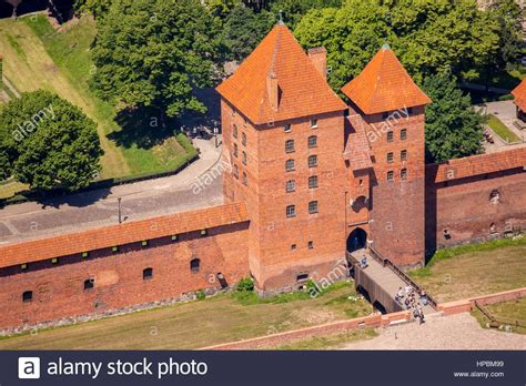 Malbork Castle Plant Brick Gothic Nogat River Malbork City Seat Of