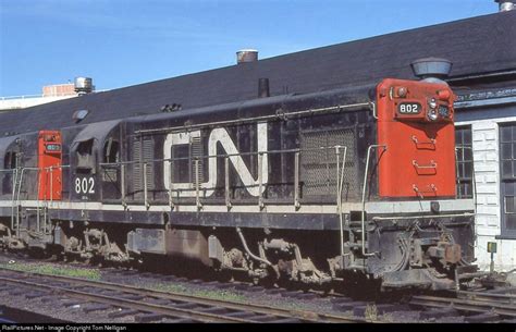 Railpicturesnet Photo Cn 802 Canadian National Railway Emd G8 At St