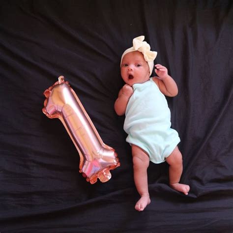 Baby Girl 1st Month Photoshoot Photoshoot Baby Girl Summer Dresses